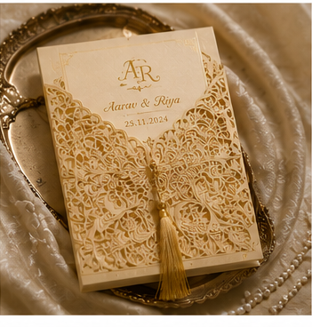 Premium Laser-Cut Invitation